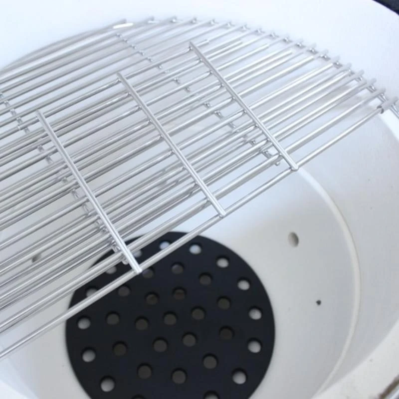 Outr Large Kamado Barbecue Met Onderstel En Side Tables Rood - Afbeelding 3