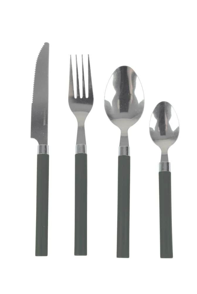 Bo-Camp Bestekset 4-delig Grijs