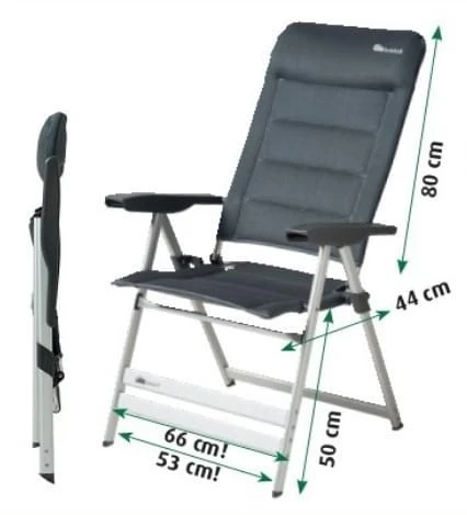 Dukdalf Grande Campingstoel Donkergrijs - Afbeelding 2