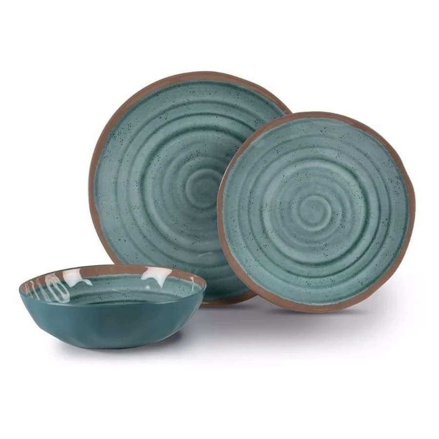 Kampa Terracotta 12-delige Camping Servies Set